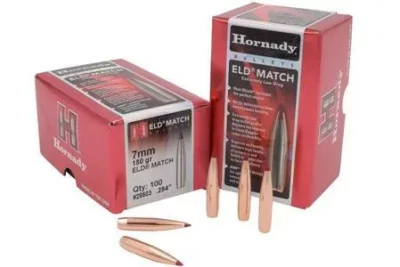 Hornady ELD MATCH 7mm/.284 180gr 100ct - Hornady - Rangeview Sports Canada