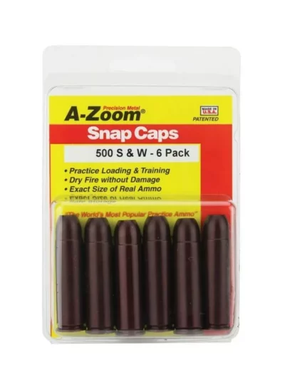 A-Zoom 500 S&W Snap Caps - 6pk - A-Zoom - Rangeview Sports Canada