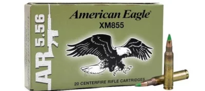 American Eagle XM855 5.56x45mm NATO – 20 Rounds