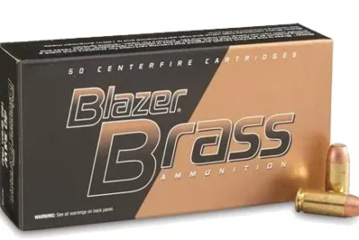 CCI Blazer Brass 40 S&W Pistol Ammo 165Gr FMJ