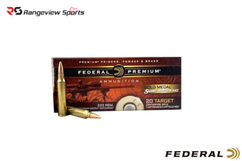 Federal Gold Medal 223 Rem Rifle Ammo 69Gr, Sierra Matchking – 20Rds Rangeview Sports Canada