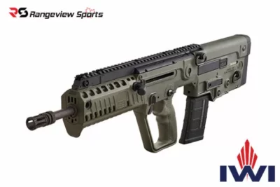 IWI Tavor X95 .223 Rem Semi Auto Rifle, 18.6 Barrel, Non-Restricted – OD Green rangeview sports canada