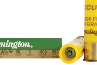 Remington AccuTip 20g, 2 3/4 260gr Sabot Slug – Pack of 5 Shells