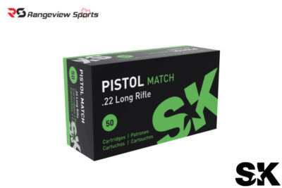 SK Pistol Match 22 LR Rimfire Ammo, 40Gr LRN – 50Rds:Box Rangeview sports CANADA