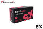 SK Rifle Match 22 LR Rimfire Ammo, 40Gr LRN – 500Rds Rangeview sports CANADA