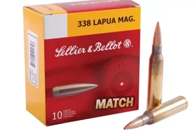 Sellier & Bellot .338 LAPUA MAG, Match, HPBT, 250 Gr, Box of 10