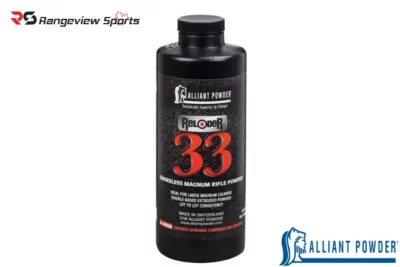 Alliant Reloder 33 Powder – 8LB Rangeviewsports Canada