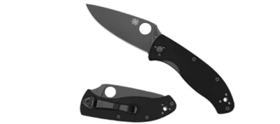 Spyderco Tenacious G10 - Black Blade - Spyderco - Rangeview Sports Canada