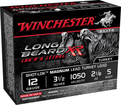 Winchester Long Beard XR Turkey Load, 12Ga 3 1/2" #5 Shot 2 1/8oz 1050FPS - 10Rds - Winchester - Rangeview Sports Canada