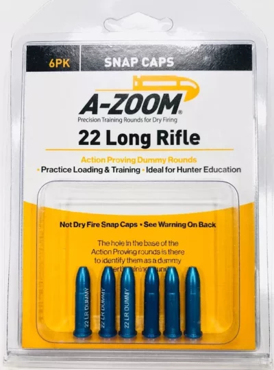 A-Zoom 22LR Snap Caps - 6pk - - Rangeview Sports Canada