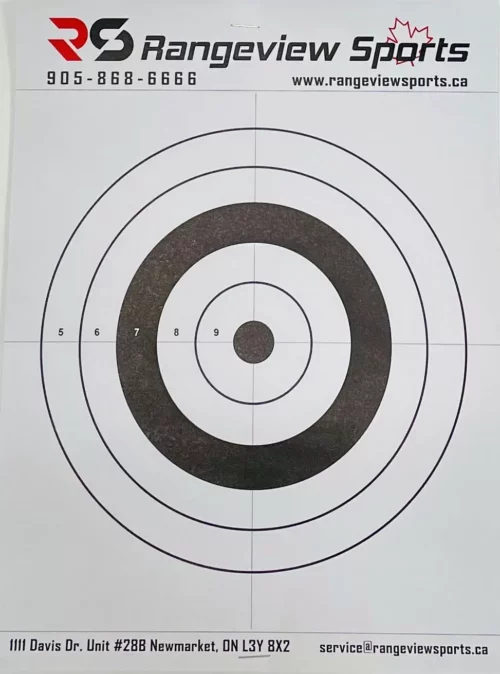 Rangeview Pistol Targets - 10Pk | Rangeview Sports Canada