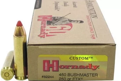 Hornady Custom 450 Bushmaster, 250gr FTX - 20rds