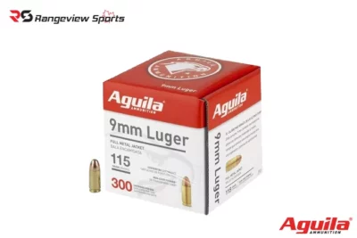 Aguila 9mm Pistol Ammo, 115Gr FMJ – 300Rds Rangeviewsports Canada