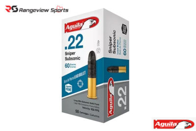 Aguila Sniper Subsonic 22 LR Rimfire Ammo, 60Gr RN – 50Rds Rangeview sports CANADA