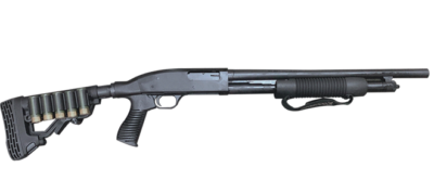 Mossberg 500 Persuader Tactical, 5+1, Cylinder Bore - Adj. Black, Synthetic [Online Special Only]