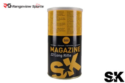 SK Magazine 22 LR Rimfire Ammo, 40Gr LRN – 500Rds Tin Pack Rangeview sports CANADA