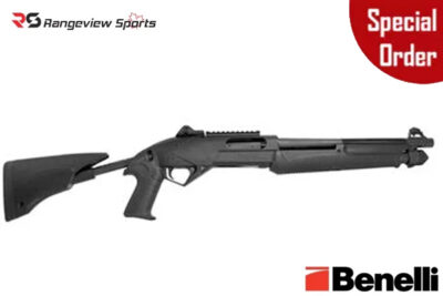 Benelli Super Nova Tactical Shotgun with Collapsable Pistol Grip Stock Rangeview sports CANADA