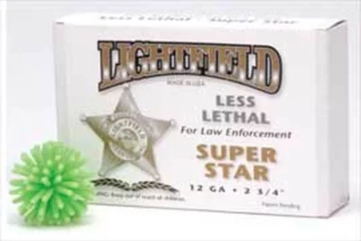 Lightfield Super Star Less Lethal Ammo, 12Ga 2 3/4" Less Lethal 75Gr 650FPS - 5rds - Lightfield - Rangeview Sports Canada