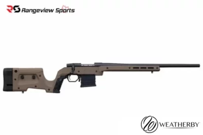Weatherby Vanguard Bolt Action Rifle with MDT Chassis 6.5 Creedmoor FDE rangeview sports canada