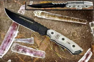 TOPS Alaskan Harpoon Fixed Blade Knife - 1095 Carbon - TOPS Knives - Rangeview Sports Canada