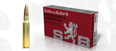 Sellier & Bellot 308 Win Precision Rifle Ammo, 168Gr HPBT - 20Rds