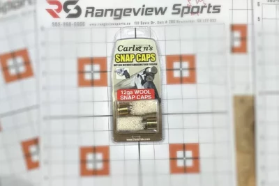 Carlson's Brass/Wool Shotgun Snap Caps, 12Ga - 2Rds
