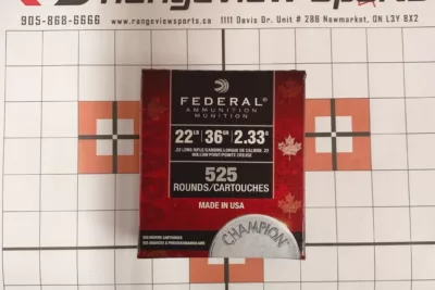 Federal Champion 22 LR Rimfire Ammo Bulk Pack 36Gr