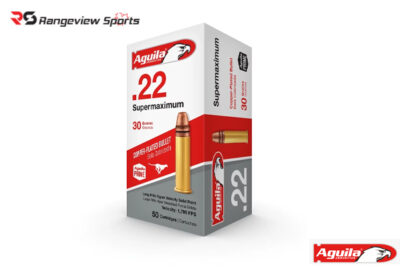 Aguila Supermaximum 22 LR Rimfire Ammo, 1700 FPS, 30Gr CPRN – 50Rds Rangeview sports CANADA