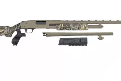 Mossberg 500 Flex Waterfowl/Security Combo W/ Soft Case, Max-4 3″ 12Ga