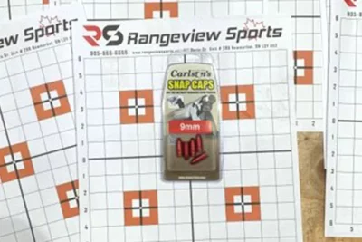 Carlson's Aluminum Snap Caps, 9mm - 5Rds