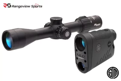 Sig Sauer, Kilo 1400BDX, Sierra 3BDX, 6x20mm LRF, 3.5-10x42mm Riflescope Combo rangeviewsports canada