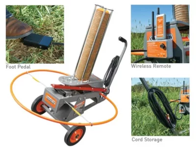 Champion Wheelybird 2.0 Electric Trap Thrower w/Wireless Remote & Free Clays