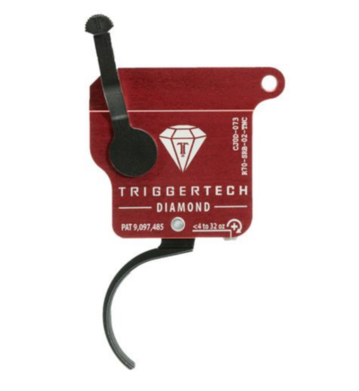 Triggertech Diamond Remington 700 Trigger, Pro Curved - Red - TriggerTech - Rangeview Sports Canada