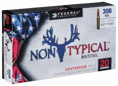 Federal Non-Typical Whitetail, 308 Win ,180gr, SP - 20Rds - Federal - Rangeview Sports Canada