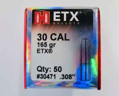 Hornady 30 Cal 165gr ETX - 50 Bullets