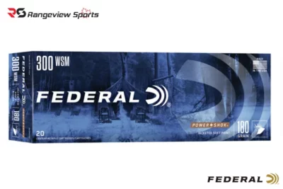 Federal Power·Shok 300 WSM Rifle Ammo, 180Gr SP 2980FPS - 20Rds rangeviewsports canada