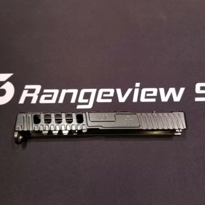 GFG Raptor Slide for Glock 19 Gen 4, DLC Dark Grey Polished
