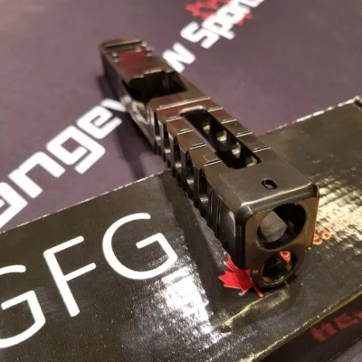 GFG Classic Slide for Glock 17 Gen 4, DLC Dark Grey Polished - Image 2