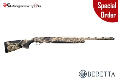 Beretta A400 Xtreme Plus Shotgun with Kick-off and Shadow Grass Blades Camo, 3 1:2″ 12 Ga 28″ Barrel rangeview sports canada