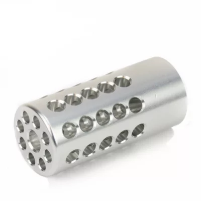 Tactical Solutions X Ring Compensator 22 Cal 1/2X28 Silver - Tactical Solutions - Rangeview Sports Canada