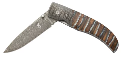 Browning Damascus Folder Mammoth Tooth