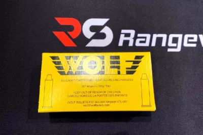 Wolf Bullets 357 Mag Revolver Ammo, 158Gr TMJ - 50Rds Rangeview sports canada