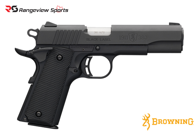 Browning 1911 380 Black Label Pistol 380 Acp Special Order Cannot Ship Outside Canada Rangeview Sports Canada