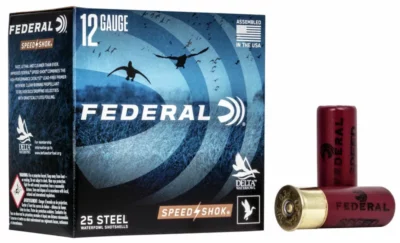 Federal Speed-Shok Waterfowl Load, 12Ga 2 3/4″ #2 Steel Shot 1 1/8oz 1500FPS - 25Rds - Federal - Rangeview Sports Canada