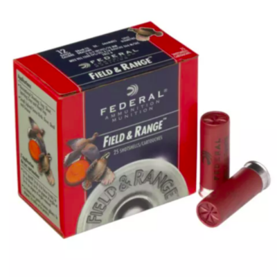 Federal Field & Range Game Load, 12Ga 2 3/4″ #6 Shot 1oz 1290FPS - 25Rds - Federal - Rangeview Sports Canada