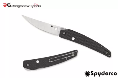 Spyderco Ikuchi C242CF Folding Knife Rangeviewsports Canada