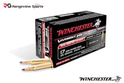 Winchester Varmint HE 17 WSM Rimfire Ammo, 25Gr Polymer Tip- 50Rds Rangeviewsports Canada