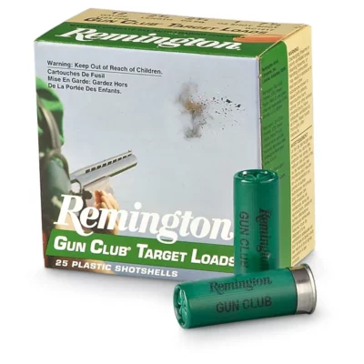 Remington Gun Club Target Load, 12Ga 2 3/4″ #8 Shot 1 1/8oz 1200FPS - 25Rds - Remington - Rangeview Sports Canada