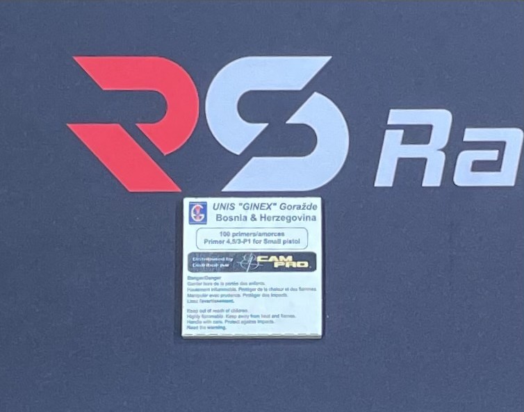 Campro Unis Ginex Small Pistol Primers