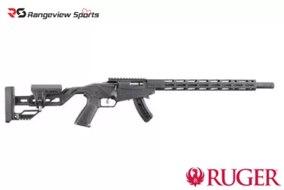 Ruger 17 HMR Precision Bolt Action Rifle w: Quick Fit Adjustable Stock - Black Rangeviewsports Canada